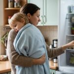 Seattle family enjoying warm soup during illness recovery