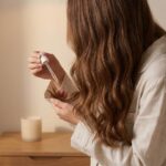 Woman sleeping with long hair in a loose braid